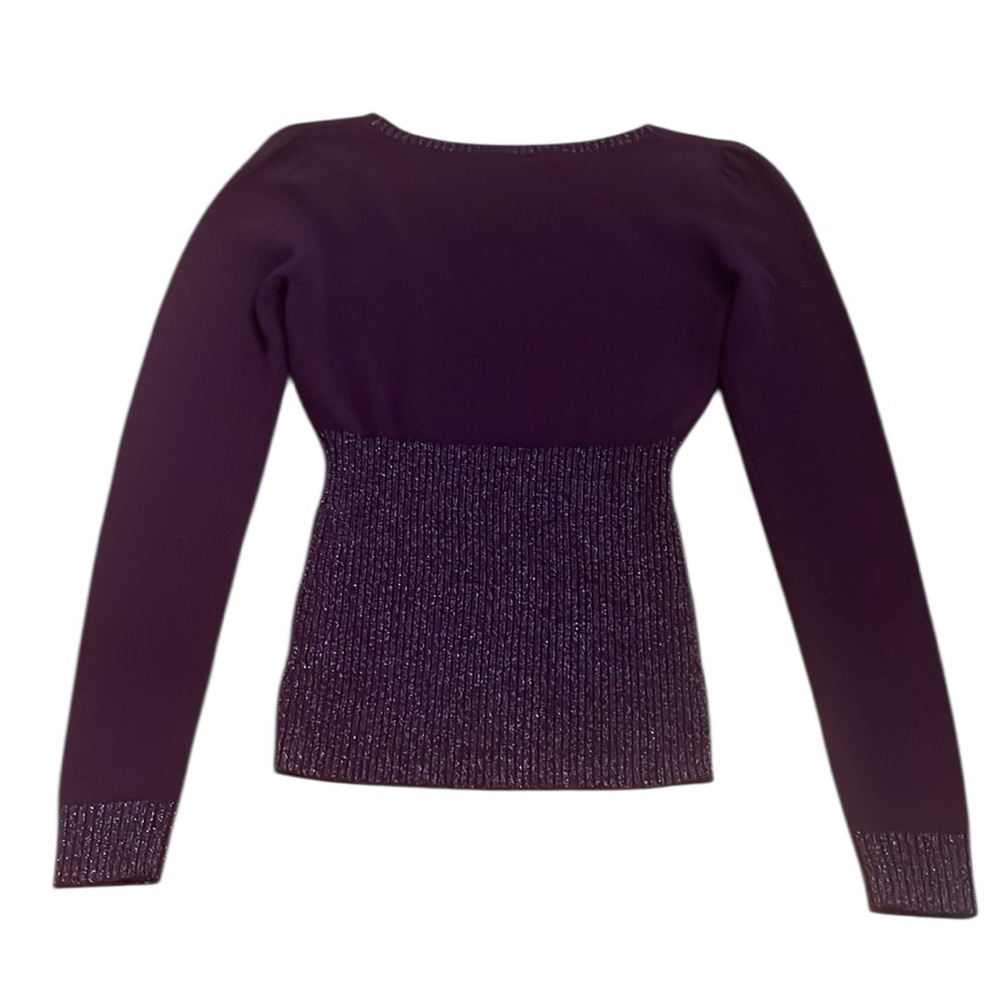 Bebe Purple Cashmere Sweater - Picture 7 of 14